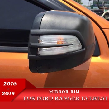 Ford Ranger T7 Everest Cenšas 16-19 Automašīnas Atpakaļskata Spoguļa Apdare Uzlīme Atpakaļskata Gaismas Dekoratīvu Rāmīti