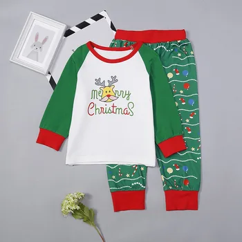Ziemassvētku Ģimenei, Pidžamas Komplekts Mātes-bērna Uzvalks Ziemassvētku Drēbes, Mājas Sleepwear Infant Baby Kid Tētis, Mamma Atbilstošas Ģimenes Tērpiem