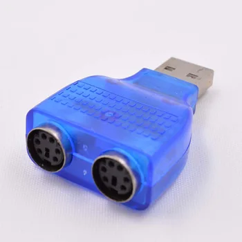 USB PS/2 PS2 vadītājs Kabeļa Adapteris Pārveidotājs klaviatūras Peles