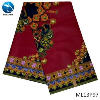 LIULANZHI Āfrikas vaska audumu Modes stila 6yards ankara vasks, kokvilnas auduma kleita īsta vaska auduma ML13P92-ML13P117