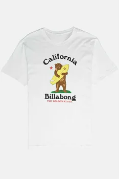 Billa Bong Balts T-Krekls Golden State Baltie Tee Unisex Izmērs S-3XL