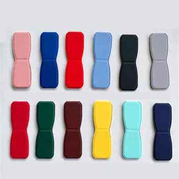 Vairākas Krāsas Aproce Pirkstu Gredzens Rokturis Mobilā Tālruņa Turētājs Stāvēt Push Pull Uzlīmes, Ielīmējiet Puses Band Tālrunis Turētājs Turētājs