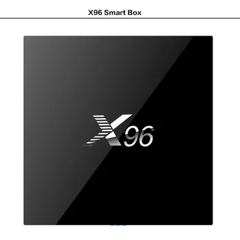 5gab/daudz X96 Straumējošie Multimediju draiveri Amlogic S905X Quad-core 1GB/8GB Android 6.0 Smart televizora TV Kastē
