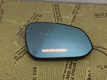 EOsuns Atpakaļskata zils spogulis, Led pagrieziena signāla Apkures Blind spot monitor Honda Civic Pilsētas Accord, CR-V, Jazz ,2gab