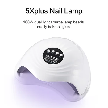 XZMUV 5X, kā arī UV LED Lampas Nagus, Fēns 108W Ledus Lampas Manikīra Gēla Nagu Žāvēšanas Lampas Lampas Gēla Laku Visi Gēli, Manikīra