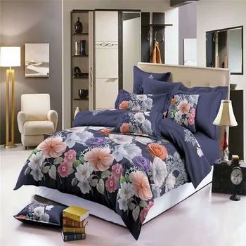 3d butterfly ziedu gultas piederumi set queen dvīņu izmēra sega sedz, spilvens gadījumā gultas veļas komplekts