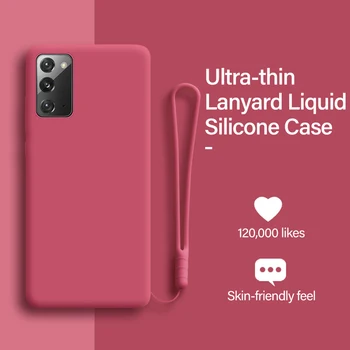 Ultra-plānas Gudrs Siksniņa Šķidro Silikonu Telefonu Gadījumā Samsung Galaxy S20 S21 S10 E S8 S9 Piezīme 20 10 9 8 Plus Luksusa Mīksto Segumu