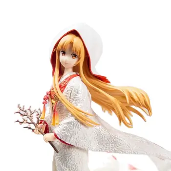 Japāņu Anime 25cm F:NEX Zobens Mākslas Online Alicization Asuna Shiromuku PVC Rīcības Attēls Rotaļlietu Seksīga Meitene Pieaugušo Collection Modelis