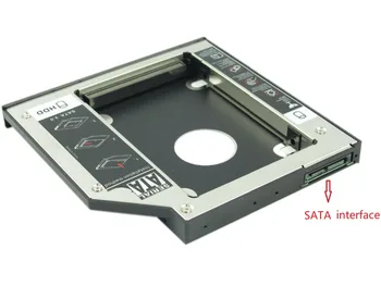 WZSM JAUNU 9.5 mm SATA 2 SSD HDD Caddy Dell Inspiron 17 5758 5749 5767 I5759-4129 Cietā Diska Caddy