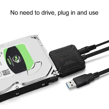 USB 3.0 Sata Adapteri Pārveidotājs Kabelis 22pin SataIII, Lai USB3.0 USB2.0 Adapteriem, 2.5