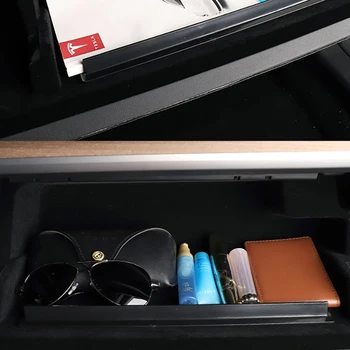 Ar cimdiem pretslīdes lentes Stikcer par Tesla Model 3 Y Uzglabāšanas kaste abpusējo līmlenti