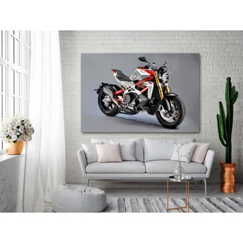 Audekls Dekoratīvas gleznas Superbike Attēlu Bimota Impeto Motocycles Sienas, Mākslas Plakāti un Izdrukas Dzīvojamā Istaba Dekori