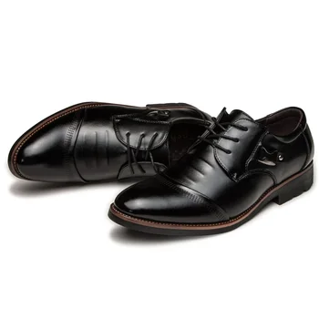Itālijas oficiālu ādas kurpes vīriešiem atdzist dizaineru eleganto 2018 vīriešu birojs modes apavi norādīja toe kleita oxford kurpes vīriešiem
