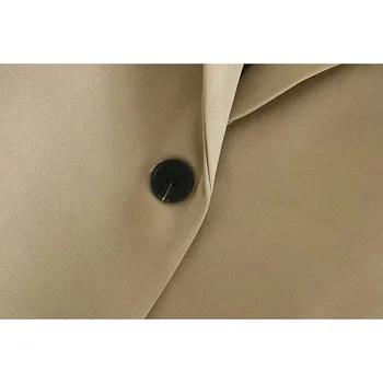 Vintage sievietēm zaudēt uzvalks pamata jakas rudens jaunas modes biroja dāmas pogu garām piedurknēm mēteļi sieviešu topi sievišķīgi virsdrēbes