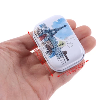 1GB Mini Skārda Kastē Noslēgtā Burkā Iepakojuma Kastes Rotaslietas Konfektes Mazajiem Uzglabāšanas Kastes, Kārbu Monētu Auskari Tableti Gadījumā Dāvanu Kastē Izlases