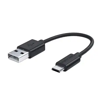 Micro USB Kabelis, CableCreation High-Speed Triple Aizsargātas Īss USB 2.0 ar Mikro USB Kabelis, 0.5 ft/platības ziņā ir atšķirīgas 6ft