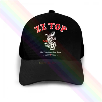 ZZ Top Sarkanā Galvaskausa Logo klasiskais melns (Classic Black 2020 Jaunākais Black Tautas Beisbola cepure, Cepures Unisex