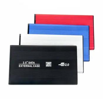 2.5 collu HDD Kameras Ārējo USB 2.0 SATA SSD HDD Enclosure Mobilo Cietā Diska Gadījumā Box disco duro externo docking stacijas