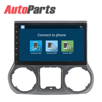 Kukuz Android Auto Dvd Atskaņotājs Jeep Wrangler 2011 2012 2013 GPS multimedia Player iebūvēts Radio Video Navigācija Wifi