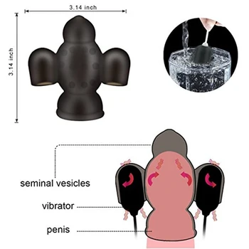 Vibrējošais dzimumlocekļa Extender Vibrators Glans Kavēšanās Stimulators Izmantot Piedurknēm Vīriešu Masturbator Bullet Vibrators Pieaugušo Seksa Rotaļlietas Vīriešiem