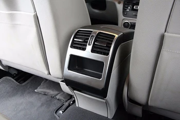 ABS Chrome roku Balsts Aizmugurējā Gaisa Kondicionēšanas Ventilācijas Izvads Vāka Apdare Priekš Mercedes Benz GLK Klases X204 200 300 360 Auto Piederumi