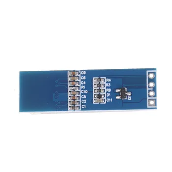 1pc 0.91 Collu DIY Moduļu SSD1306 Vadītāja IC DC 3.3 V un 5V 128x32 IIC I2C Balta / Zila OLED LCD Displejs