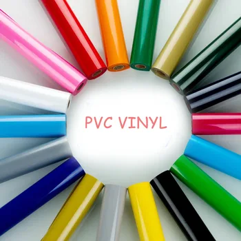 30cmx50cm Bagātīgu Krāsu PVC Siltuma Pārneses Vinila Plēve Siltuma Preses Mašīna T-kreklu, Gludekli HTV Drukāšanas Lapā DIY Apģērbu Filmu