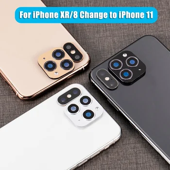 Objektīvs Uzlīme iPhone XR/XS Kameras Vāciņu Sekundes Mainīt Viltus Kameru iPhone 11 FKU66