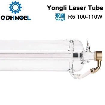 Yongli R5 100W CO2 Lāzera Caurule Garums 1450 Dia. 80mm par CO2 Lāzera Gravēšanas Griešanas Mašīna
