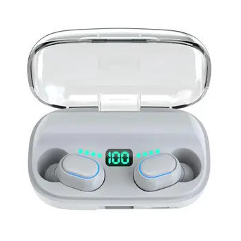 Bluetooth Austiņas Taisnība, Bezvadu Austiņām T11 TWS Auss Earbuds IPX7 9D Stereo Trokšņa Slāpēšanas Mini Earset