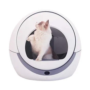 Automātiskā pašattīrīšanās kaķu smilšu smart spainis slēgts renes tualetes rotācijas mācību noņemams podiņš, mājdzīvnieku piederumi