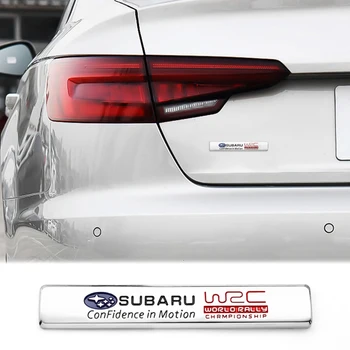 1GB Car Styling, 3D metāla Emblēmu Decal Uzlīmes par Subaru forester impreza legacy outback xv sti Auto dekorēšana aksesuāri