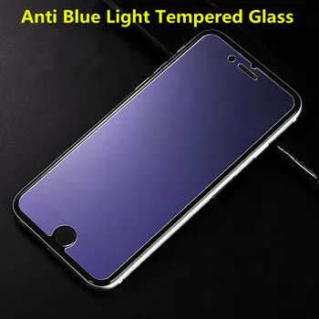 2.5 D 9H Cietība HD Anti Zilā Gaisma Rūdīts Stikls iPhone 6 plus 6s plus Ekrāna Aizsargs Aizsardzības Stiklu Plēves