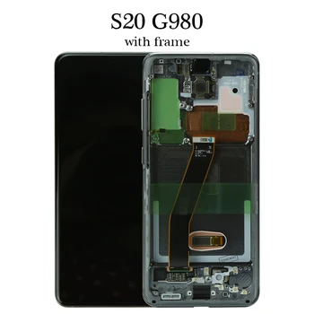 OEM Samsung S20/S20Plus/S20Ultra LCD Displejs, Touch Screen Digitizer Montāža S20 nomaiņa Samsung S20 Plus LCD
