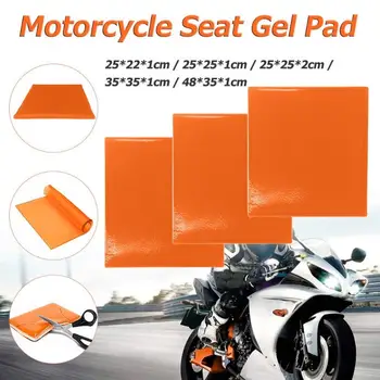 VODOOL Ērti Motocikla Sēdekļa Gel Pad Motociklu Modificētu Sēdekļa Atdzist Triecienu Absorbciju Paklājiņš, Ērts Spilvens, Optiskā Oranža