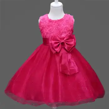 Jaunā Princese kleita meitenēm ar ziedu vasaras kleita drēbes, lai kāzas, dzimšanas dienas Kleitas Meitenēm Bērnu tērps Bērniem