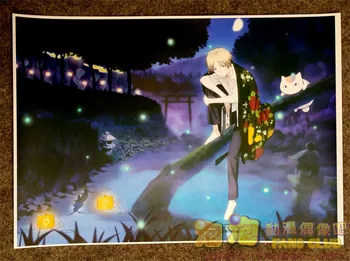8 gab./komplekts Anime Natsume Yuujinchou plakātu Takashi Uchiha Madara reiko sienas, attēlus dzīvojamā istaba A3 Filmu plakāti dāvanas