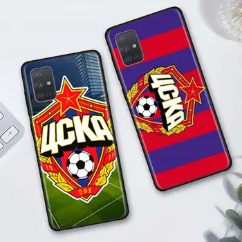Krievija PFC CSKA Maskava logo Telefonu Gadījumā Samsung Galaxy A21S A51 A71 A50 A50s A70 A70s A10 A20e A20s A30 A40 TPU Silikona Vāciņu