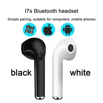 I7 Bezvadu Bluetooth 5.0 Austiņas Earbuds Universal mini Austiņas Ar Mikrofonu Priekš iPhone, Samsung Xiaomi Huawei LG