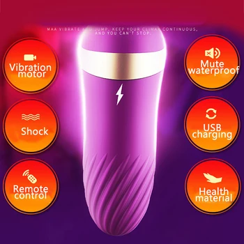 Sieviešu Vibrējošais Ola USB Uzlādējams, Vibratori Seksa Rotaļlietas Sievietēm G-spot Stimulators ar Bezvadu Tālvadības Klitora Vibratori