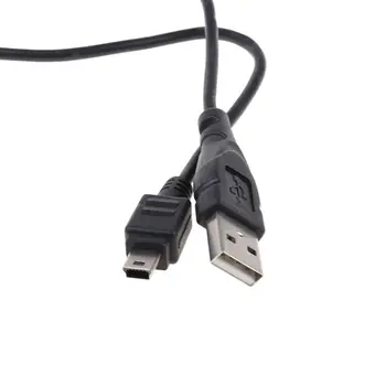 0,8 m Mini USB Vads Mini USB uz Mini USB Kabelis 5 Pin B MP3, MP4 Atskaņotājs, Kamera X6HA