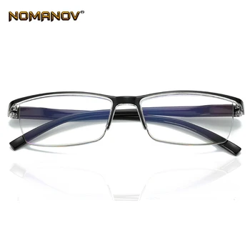 2019 Nekustamā Jauniešu Modes Pusi-Uzacu loka Tr90 Ultra Gaismas Bumba Anti-blu Vīrieši Sievietes Lasīšanas Brilles +0.75 +1.25 +1.5 +1.75 Līdz +4