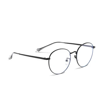 Elbru Modes Anti-zila Gaisma Brilles Rāmis Dzīvoklis Skaidrs, Objektīvs Vienkāršā Brilles Apaļas Metāla Ērta Rāmja Brilles Vīrieši Sievietes