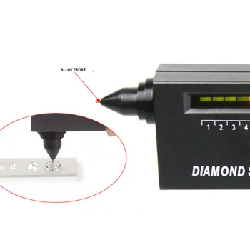 1pc V2 Profesionāli Augstas Precizitātes Dimanta Testeri Dārgakmens Gem Selektora Rotaslietas Vērotājs Rīku LED Diamond Indikators Testa Pildspalvu