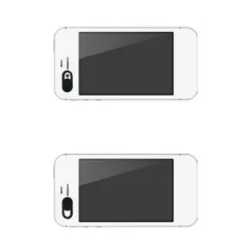 Portatīvo Izmēru WebCam Vāka Slēdža Magnēts Slīdni Plastmasas Kameras Vāks Tīmekļa Klēpjdators PC Tablet Privātumu