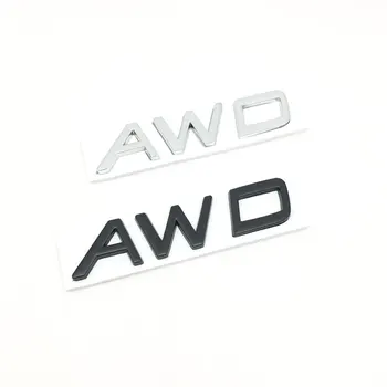 Car styling, 3D metāla AWD T5 T6 Asti Ģerbonī Emblēma Aizmugurē Decal Logo uzlīmes Toyota, Subaru Impreza Honda 4X4 apvidus SUV 4WD
