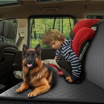 Suns Automašīnas Sēdekļa Vāku Luksusa Auto Ceļošanas Pet Suns Pārvadātājs Auto Sēdeklis Segtu Ūdensizturīgs Pet Guļamtīkls Matrača Spilvens Suns Sēdekļa Aizsargs