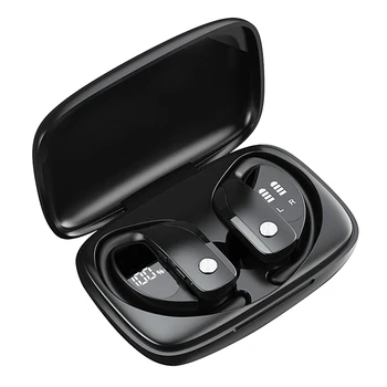 Bluetooth Austiņas Bezvadu TWS Divpusējās Stereo Montāžas Auss 5.0 Sporta Automašīnas Bluetooth Austiņas