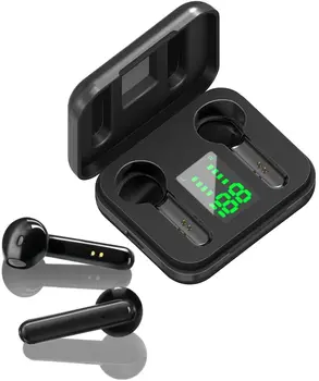 Bezvadu earbuds Bluetooth 5.0 austiņu TWS stereo bezvadu austiņas ar smart LED displejs akumulatora sporta Bluetooth austiņas