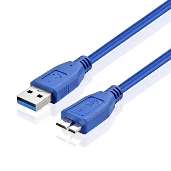USB 3.0 A Uz Micro B Kabelis WD, Seagate Samsung Ārējo Cieto Disku Multi-funkcionālo Blue B Kabelis